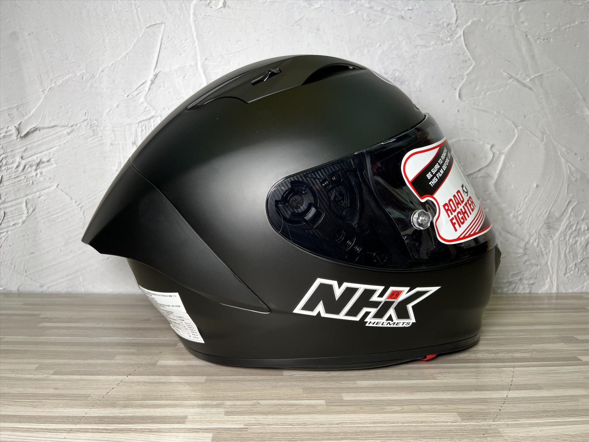 《遠古騎士》NHK GP-R Tech 素色 消光黑 選手帽 全罩式安全帽 