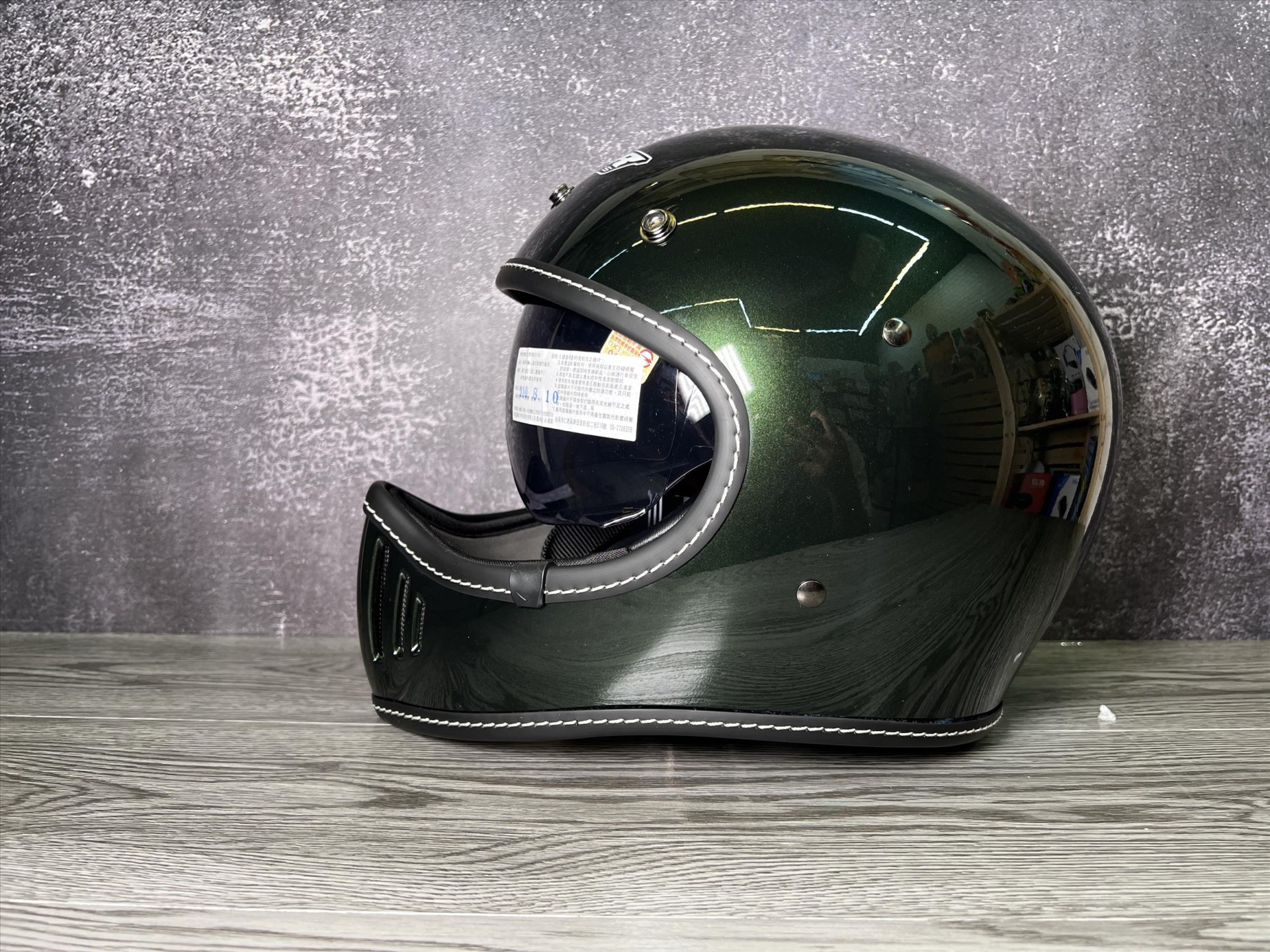 《遠古騎士》M2R MX-2 MX2 SV 亮綠 素色 輕量 山車帽 全罩 雙鏡 安全帽