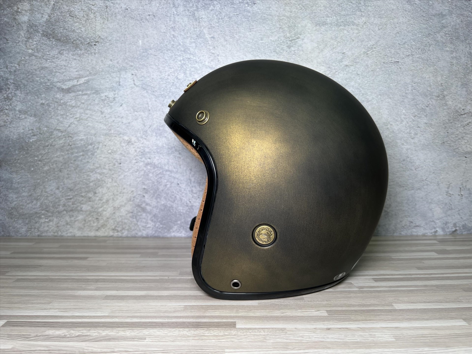 《遠古騎士》M2R BB-300 消光仿古金銅 半罩 復古帽 安全帽 輕量 全可拆洗