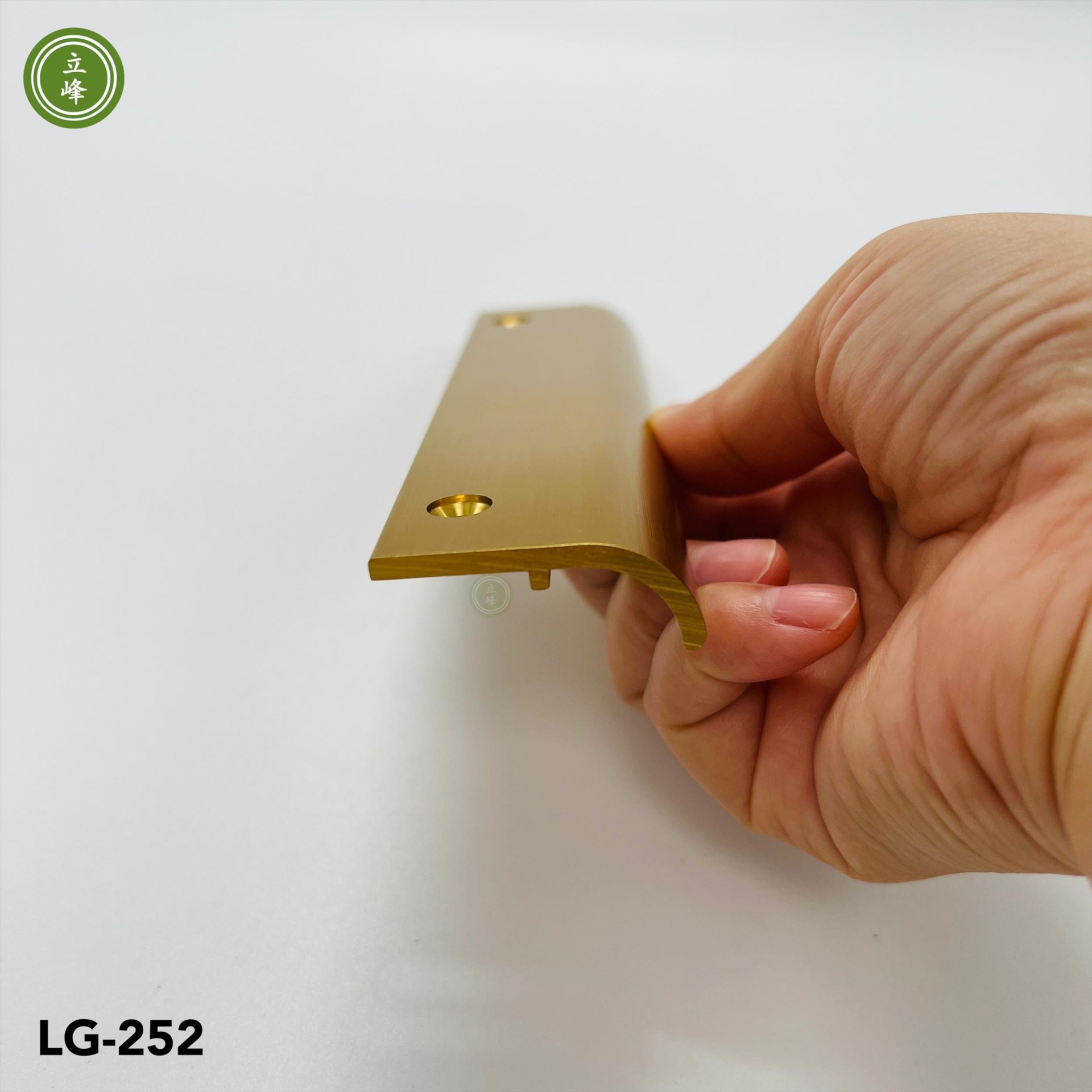 LG-252 L型 一片型把手【金色】