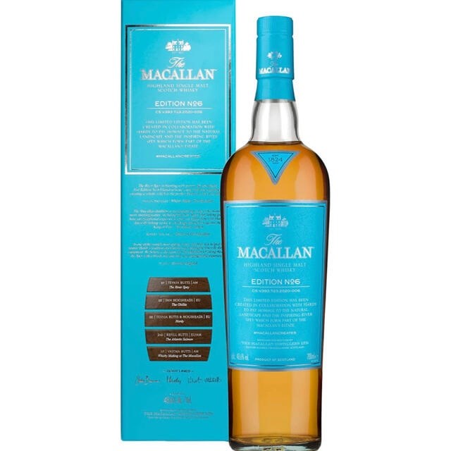 麥卡倫EDITION NO.6單一麥芽威士忌Macallan Edition No.6 Single Malt Scotch Whisky