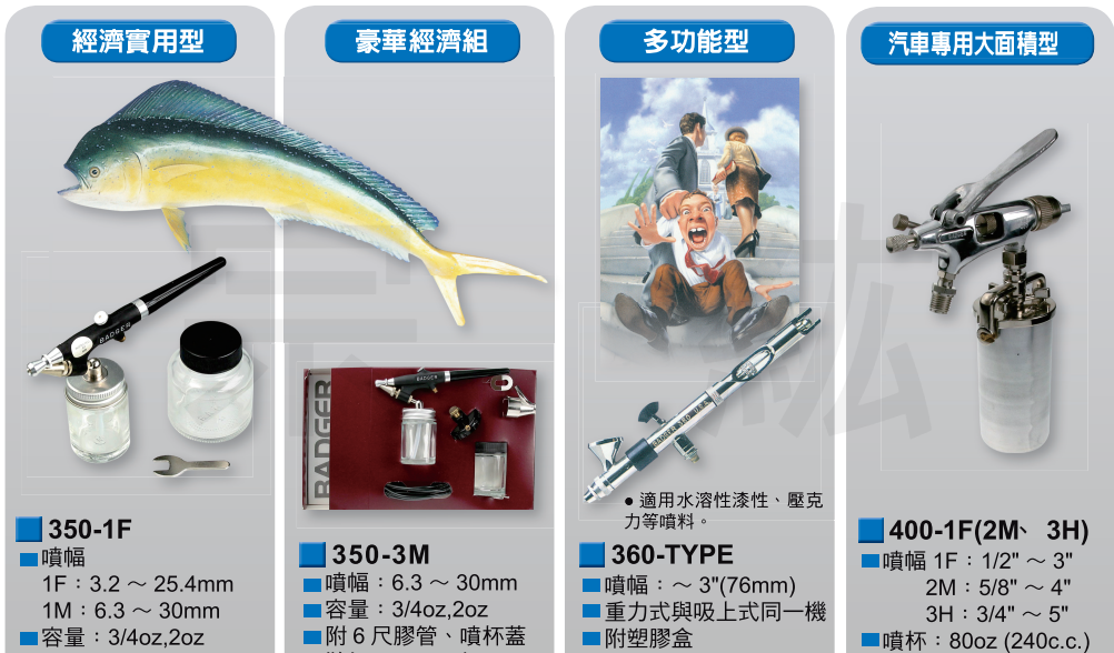 350/360/400 噴漆筆