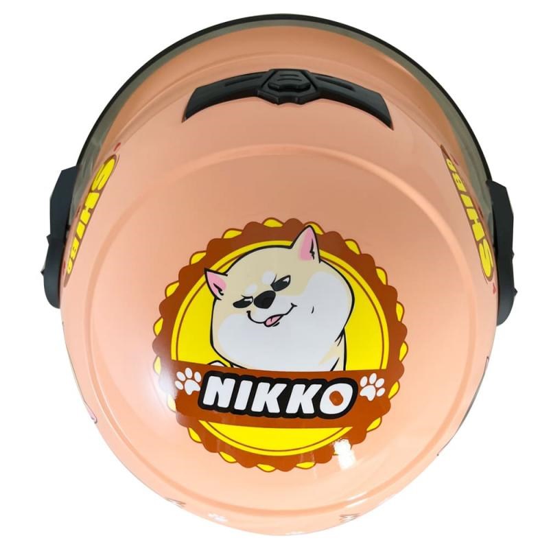 《遠古騎士》Nikko N-506兒童安全帽 柴柴狗勾大進擊 橘子軟糖 兒童帽 3/4罩