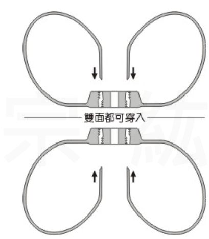 0309 KSS   DMT-500XLBK 雙頭雙向紮線帶