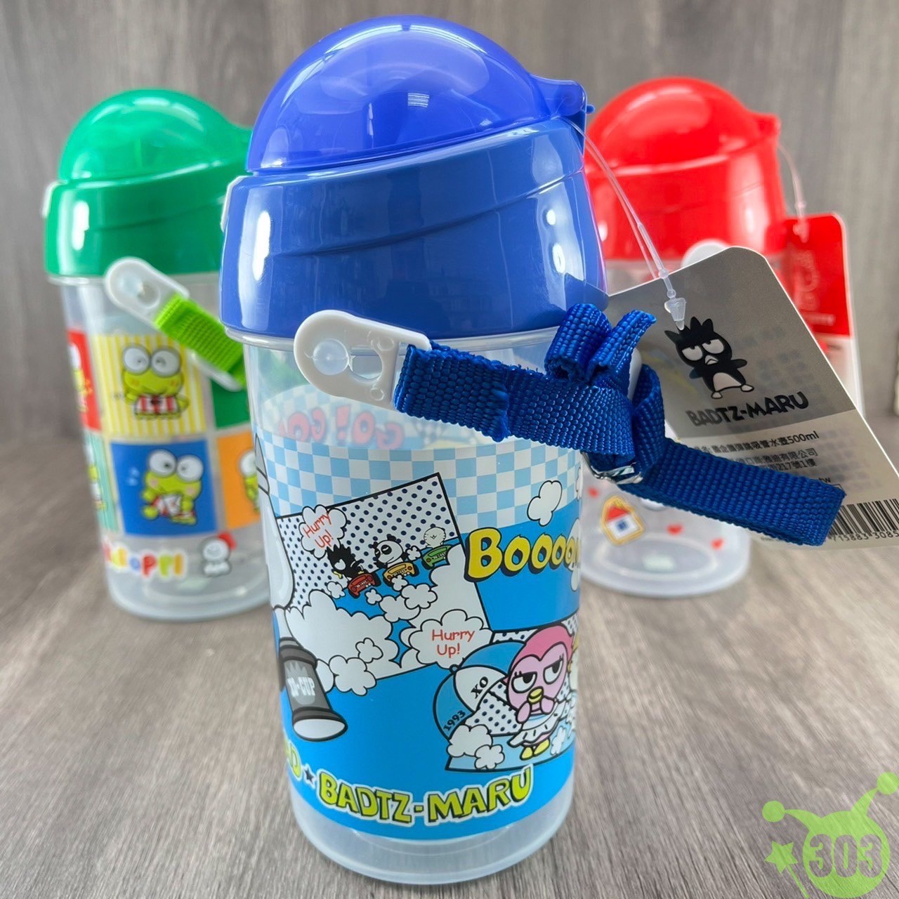 【三麗鷗】三麗鷗家族彈跳吸管水壺-3款(500ml)