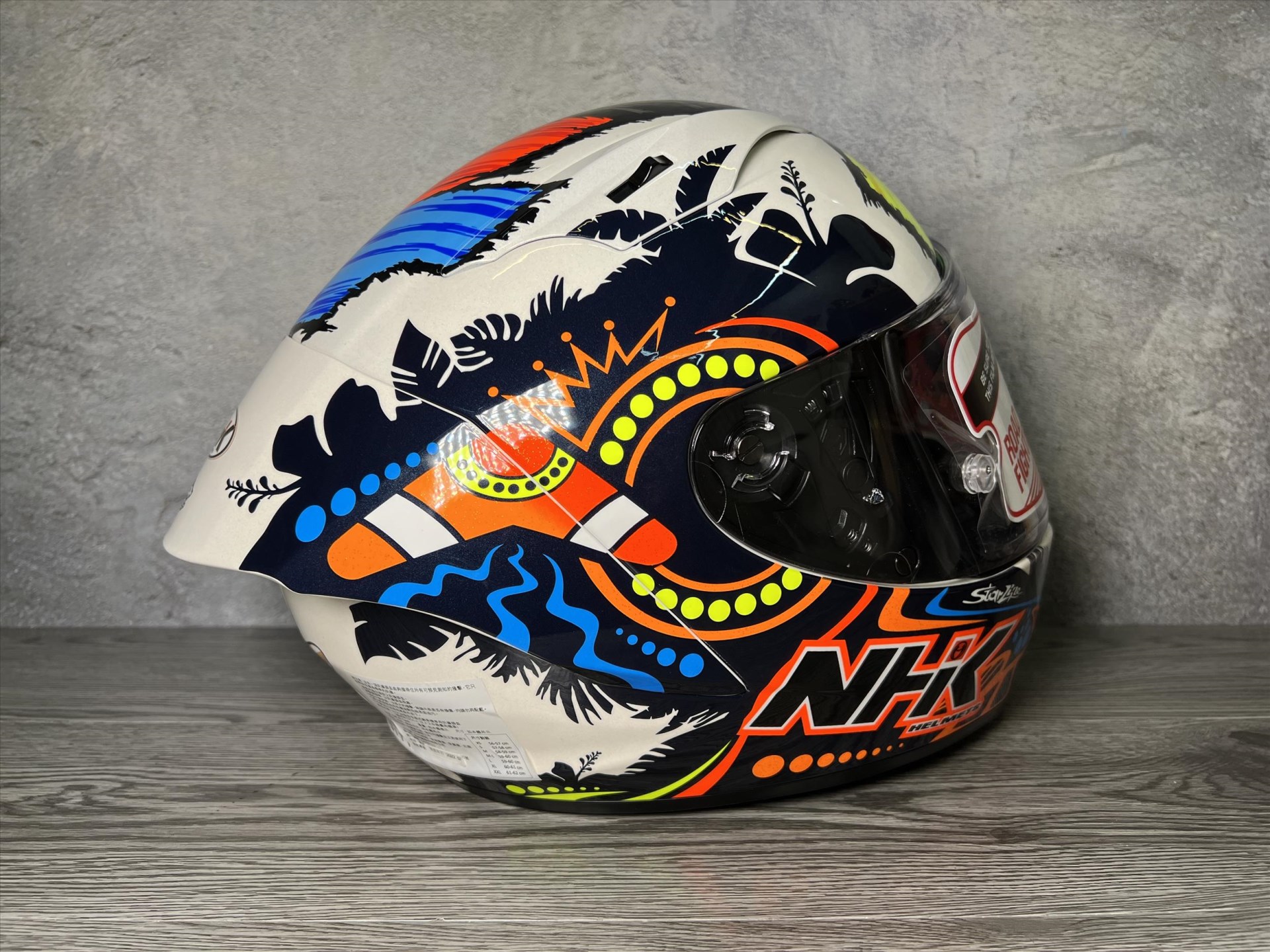 《遠古騎士》NHK GP-R Tech REMI GARDNER #3 珍珠白 選手帽 全罩式安全帽