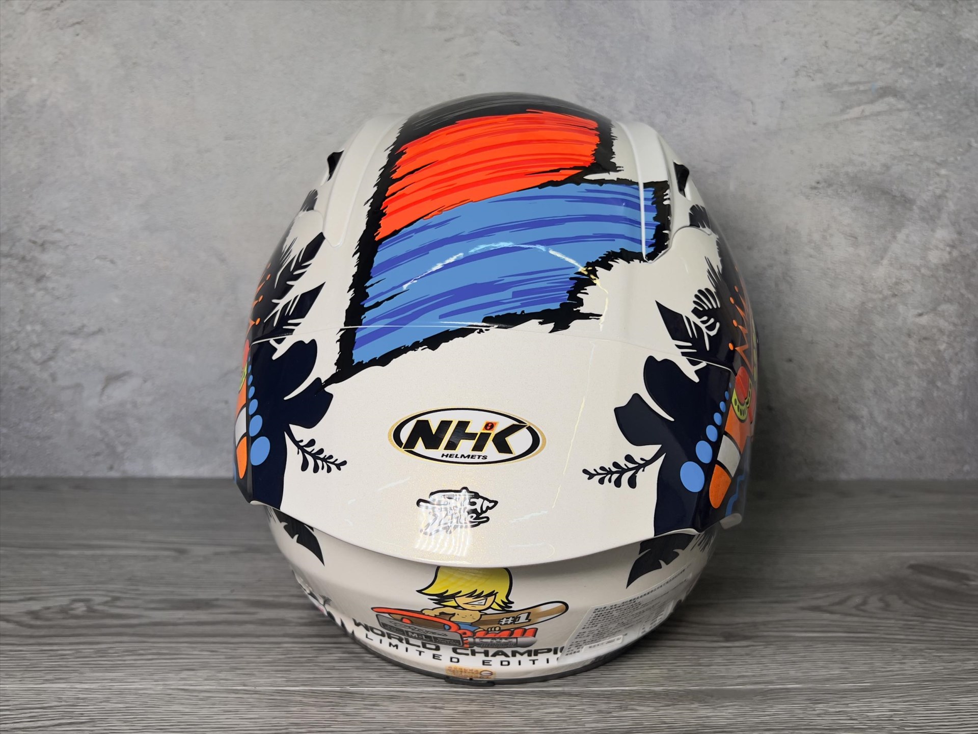 《遠古騎士》NHK GP-R Tech REMI GARDNER #3 珍珠白 選手帽 全罩式安全帽