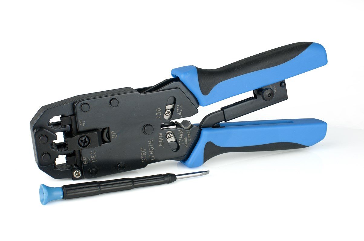 HT-2008AR 電話網路線 多功能 壓著鉗 彈簧柄 8P8C/6P6C/4P4C