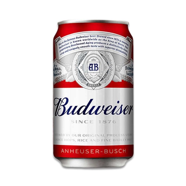 百威啤酒330ml  BUDWEISER BEER