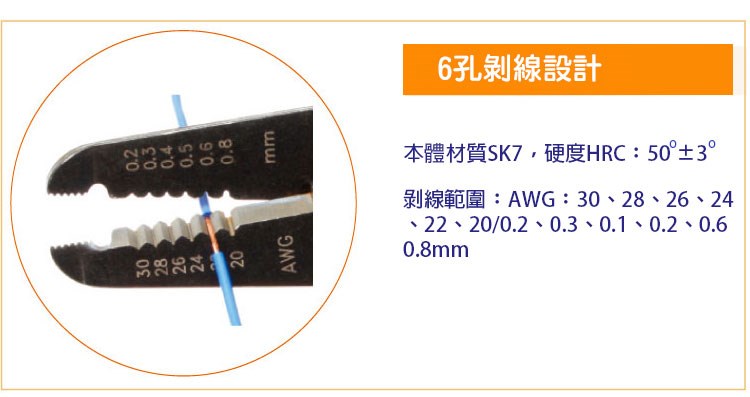 ProsKit 寶工 防靜電剝皮鉗  PK-3001E