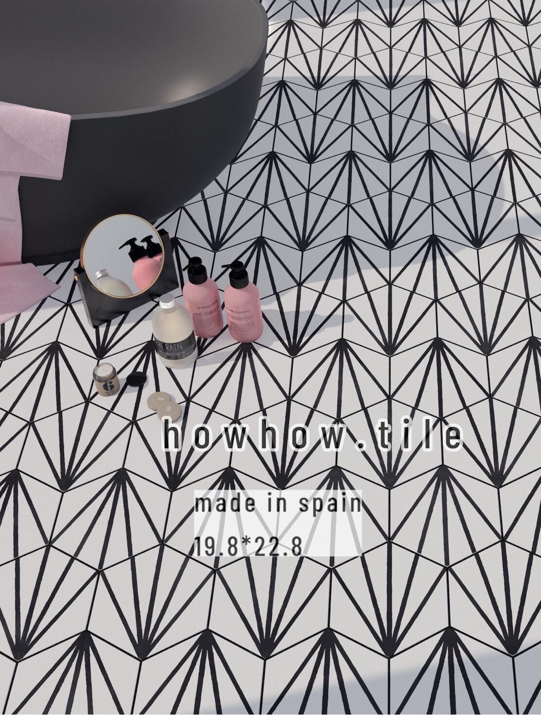 西班牙 海洋之心 六角磚 (19.8*22.8) CE-206