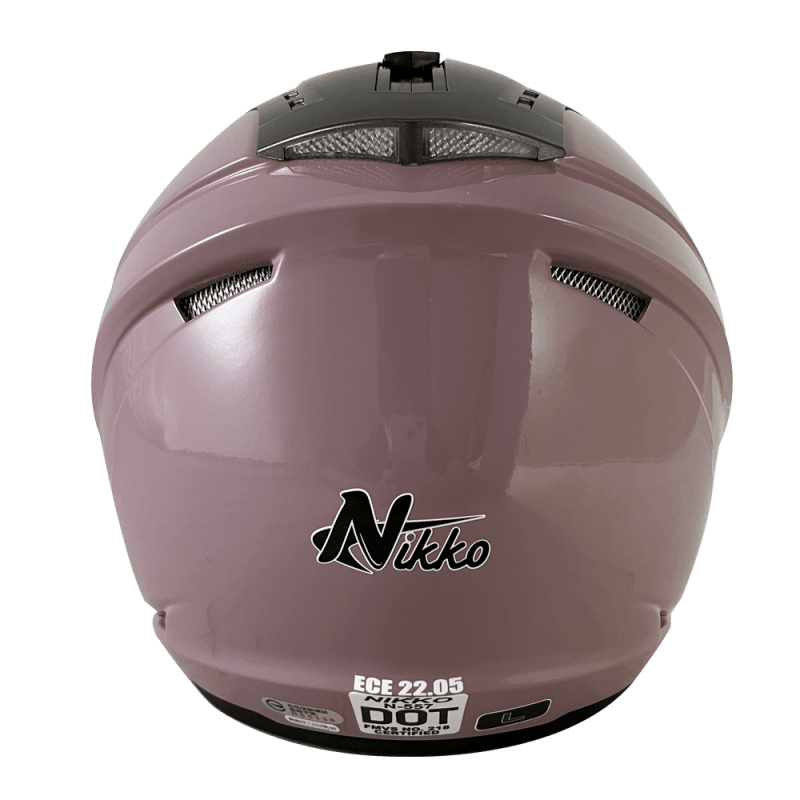 《遠古騎士》Nikko N557 N-557 沉穩素色 籽藕粉 半罩式 內墨鏡 安全帽