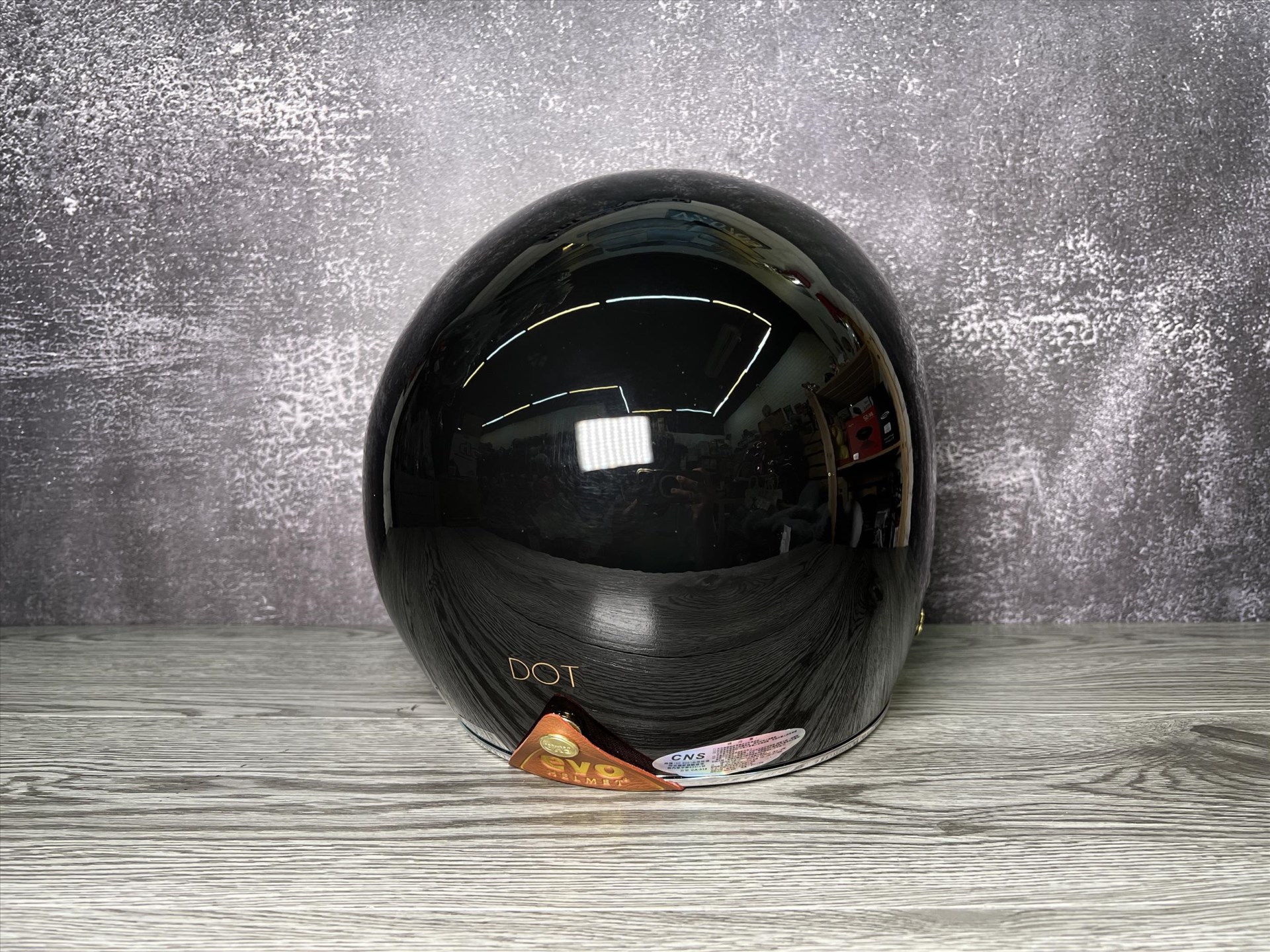 《遠古騎士》EVO CA312S/CA312 維納斯VENUS 鏡面黑 安全帽復古騎士帽