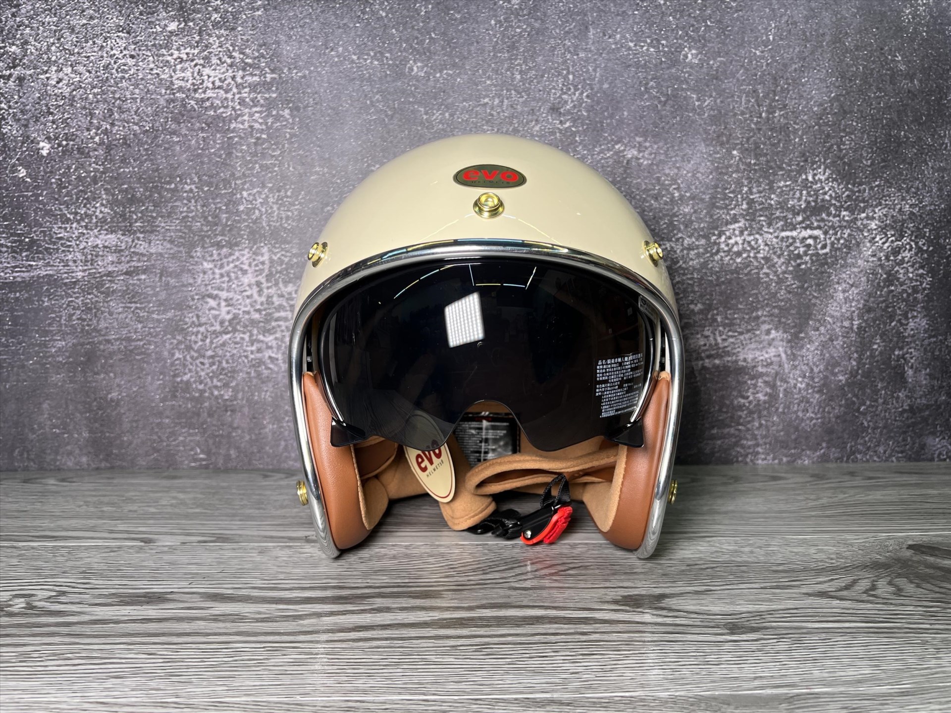 《遠古騎士》EVO CA312S/CA312 維納斯VENUS 象牙白 安全帽復古騎士帽
