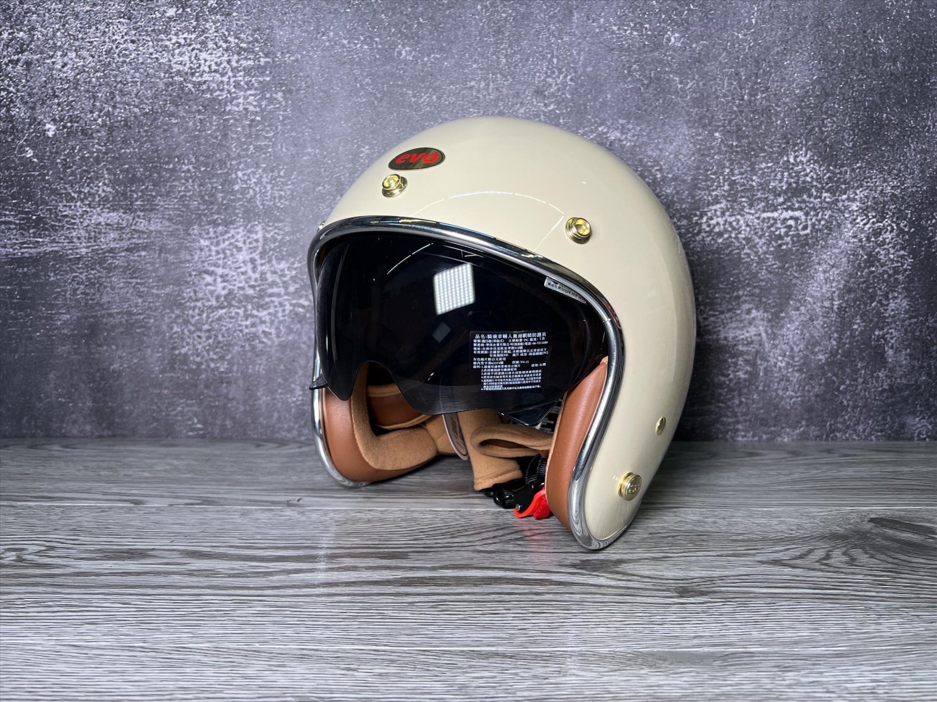 《遠古騎士》EVO CA312S/CA312 維納斯VENUS 象牙白 安全帽復古騎士帽