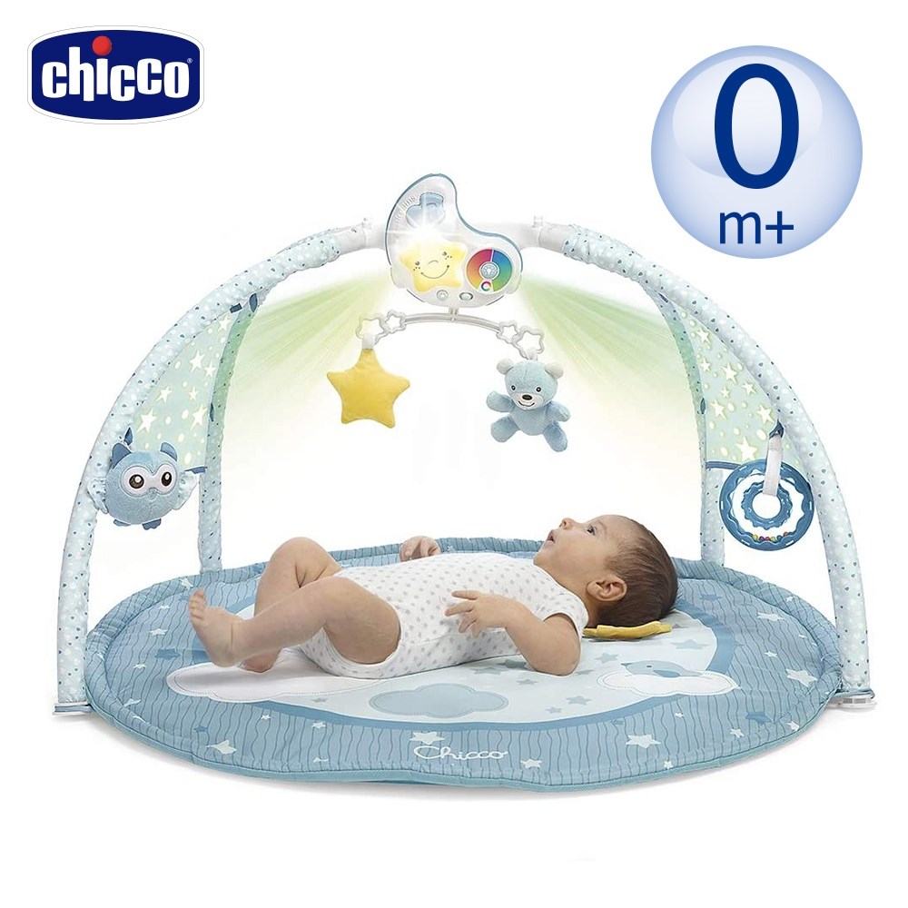 Chicco 繽紛聲光甜星熊健力架