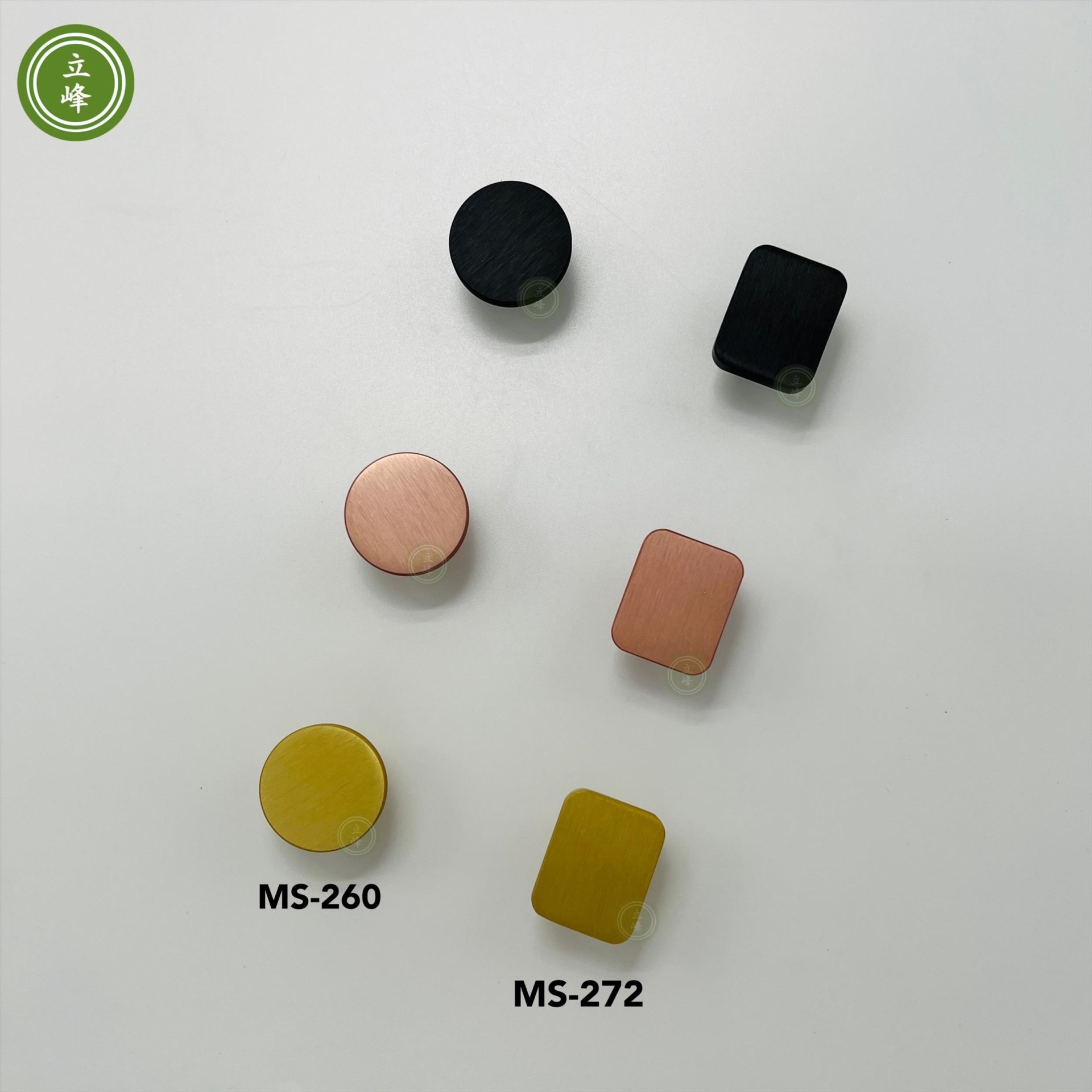 MS-272【金色】方形 單顆把手