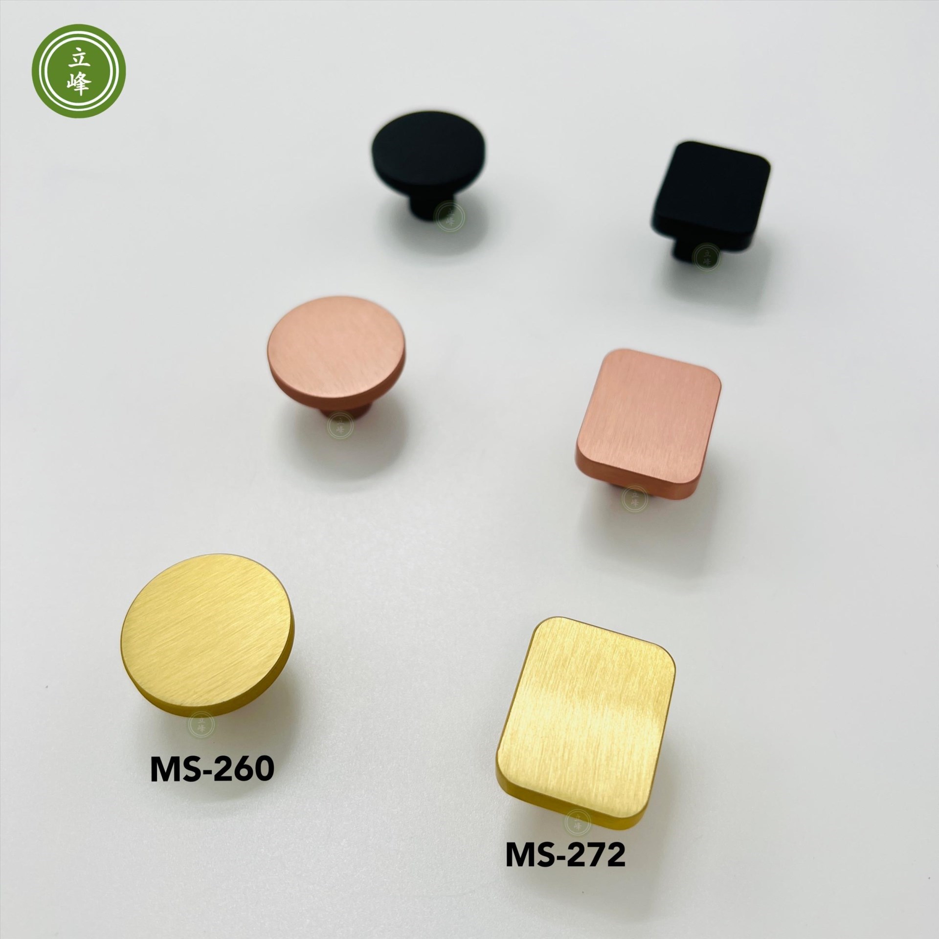 MS-272【玫瑰金色】方形 單顆把手 
