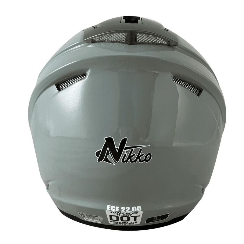 《遠古騎士》Nikko N557 N-557 沉穩素色 淺紺青 半罩式 內墨鏡 安全帽