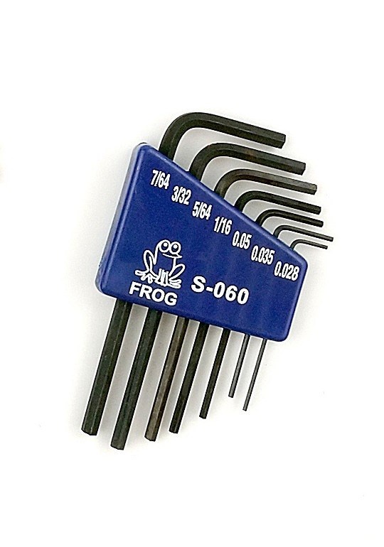 FROG蛙印電工 公制 英制 六角扳手7件組 S-060