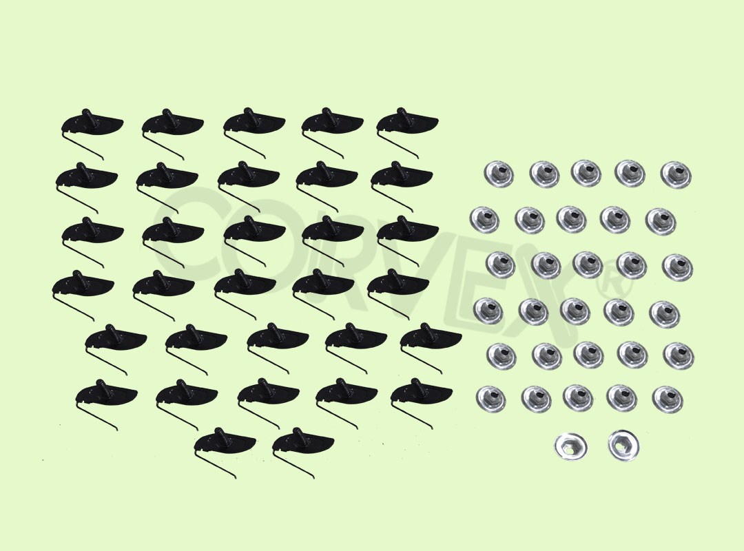PART #:  CV07-M78-CKS ∞  BODY  CLIPS 