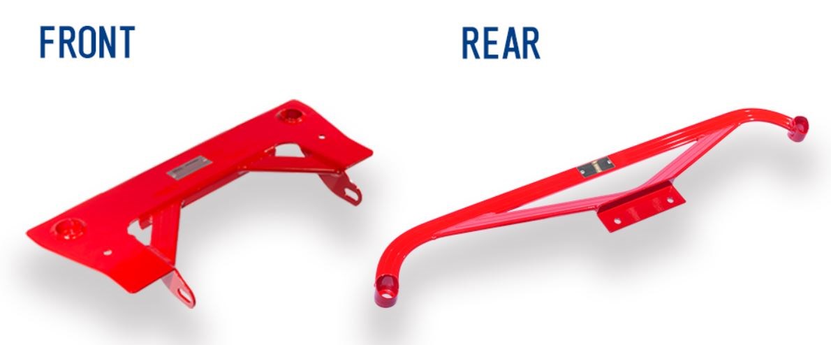 REAL SPORTS×TANABE FLOOR BRACE(FRONT)   REAL SPORTS×TANABE FLOOR BRACE(REAR)