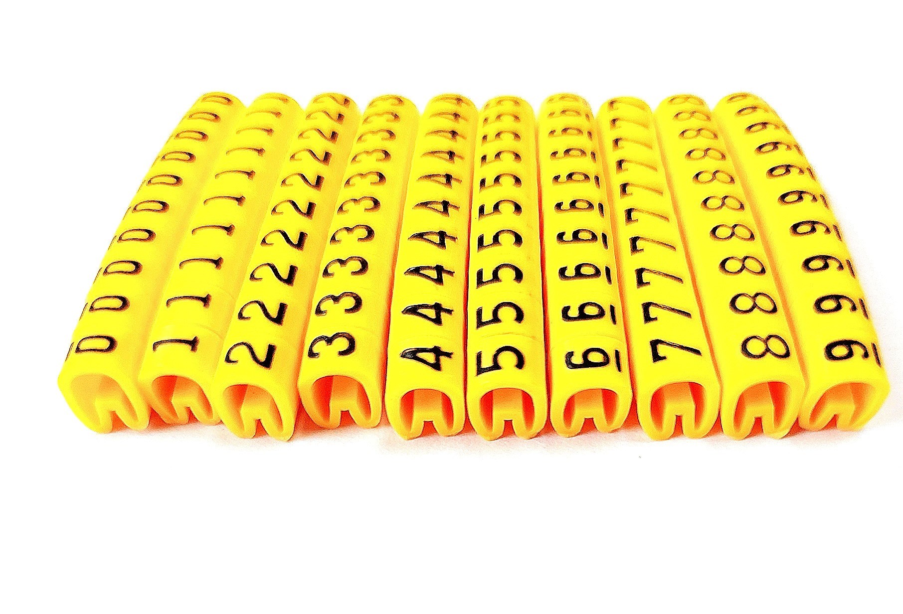 EC型配線標誌  EC-2  0~9(各10pcs)