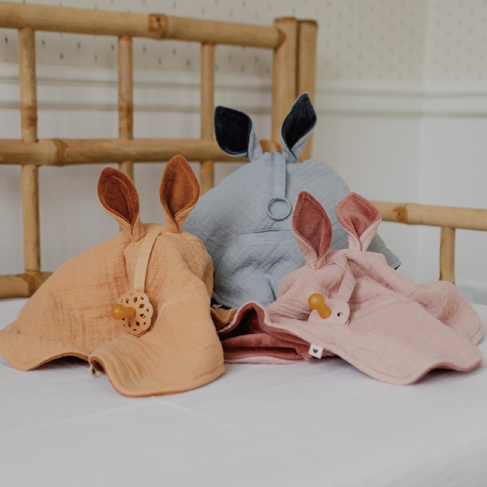 丹麥BIBS Cuddle Cloth Kangaroo 袋鼠安撫巾