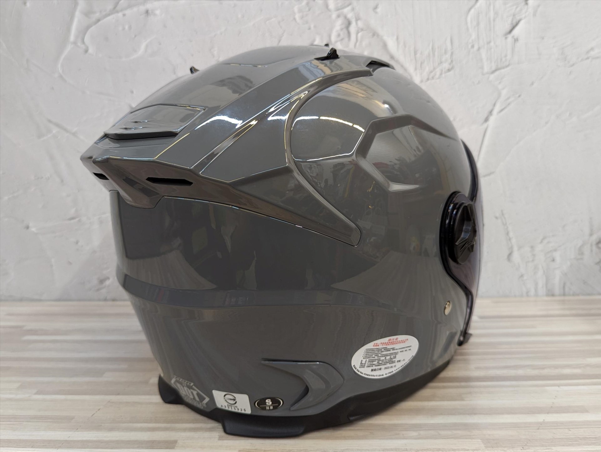 《遠古騎士》M2R J-X 素色款 水泥灰 內襯可拆 半罩安全帽