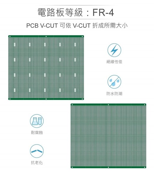 YB-3830D 380 x 300 mm 雙面 FRP 多孔 PCB板 萬用電路板