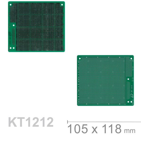 KT-1212 105 x 118 mm 單面 41 x 40 孔 FRP PCB板 萬用電路板