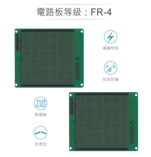 KT-896D 100 x 85 mm 雙面 30 x 30 孔 FRP PCB板 萬用電路板