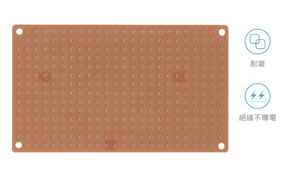 SL-32 電木 125 x 75 mm 小圓點 14 x 24 孔 PCB 萬用電路板