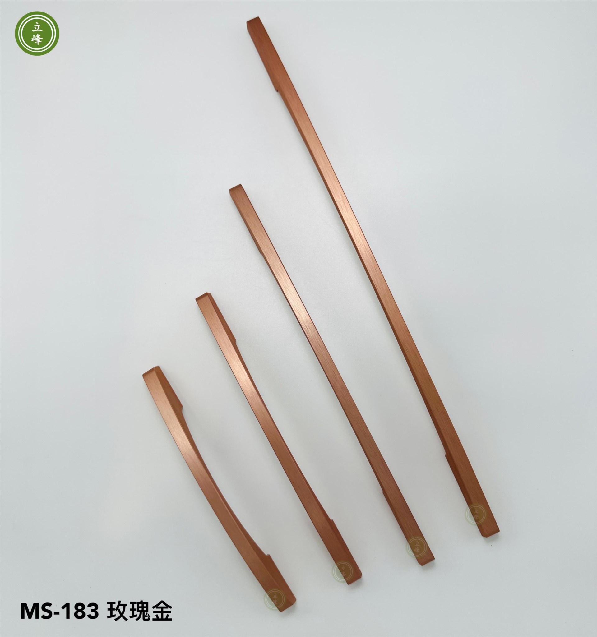 MS-183弧型把手【玫瑰金色】 