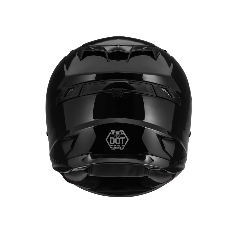 《遠古騎士》SOL SF-6 SF6 素色 亮黑 全罩式安全帽 內襯可拆洗 雙D扣 雙鏡