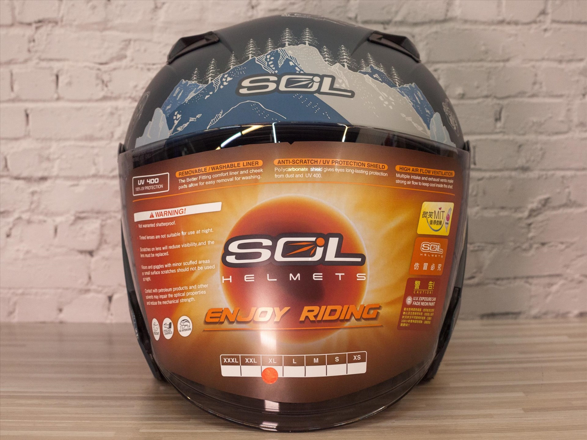 《遠古騎士》SOL SO7E SO-7E 探險者 消光藍灰 半罩 雙D扣 雙層鏡 安全帽