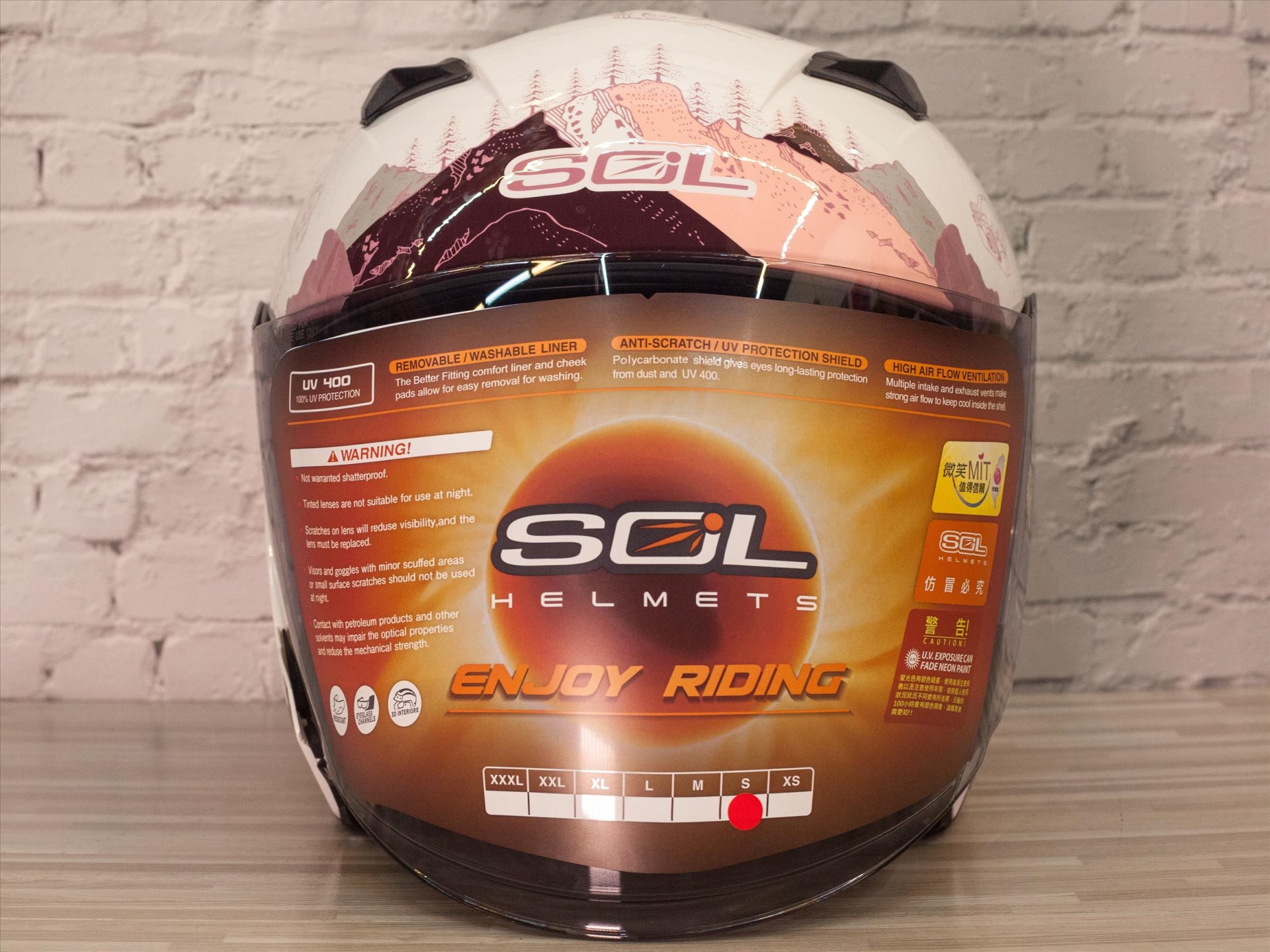 《遠古騎士》SOL SO7E SO-7E 探險者 白粉 半罩 雙D扣 雙層鏡 安全帽