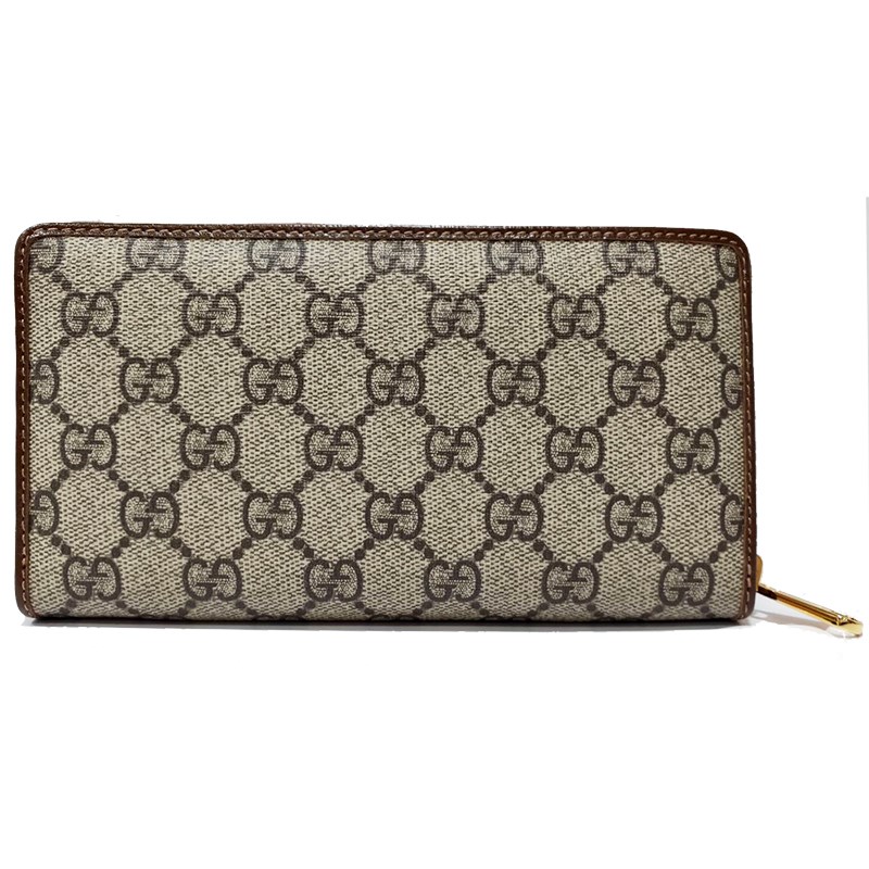   【GUCCI 古馳】621889 經典Horsebit 1955 馬銜扣拉鍊長夾(棕色)