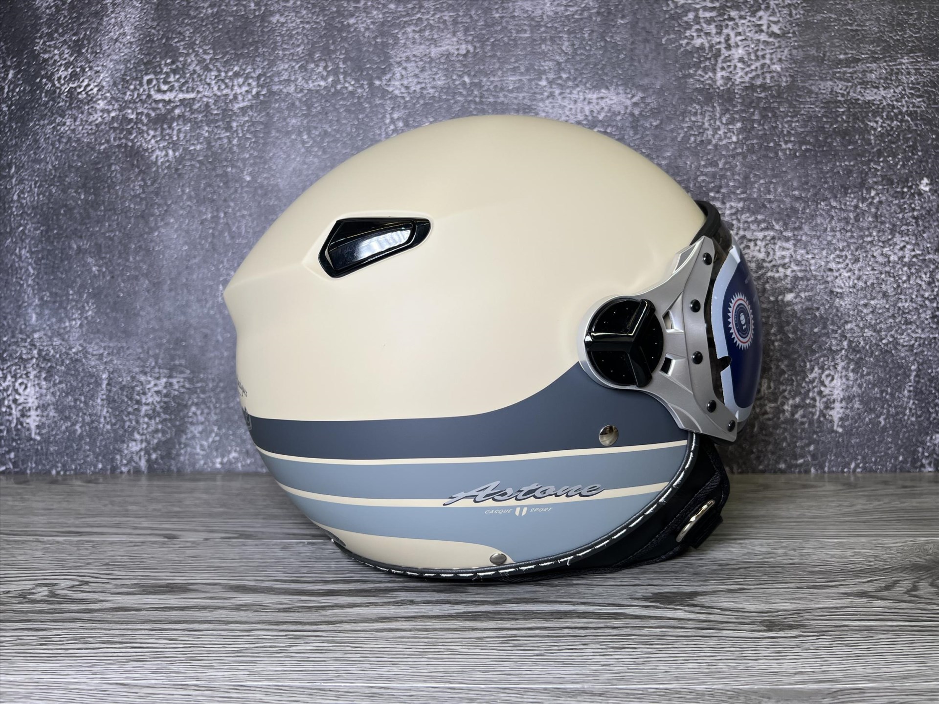 《遠古騎士》ASTONE KSS DD95 平卡其灰 復古帽 飛行帽 飛行員 半罩 半罩安全帽 安全帽