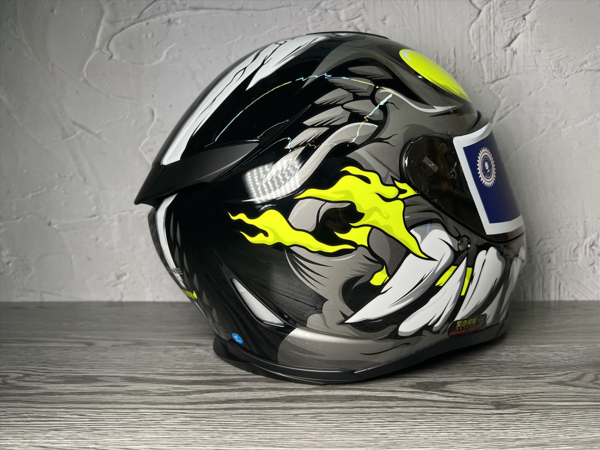 《遠古騎士》ASTONE GTB800 AO26 黑灰 雙鏡片 雙D扣 全罩安全帽