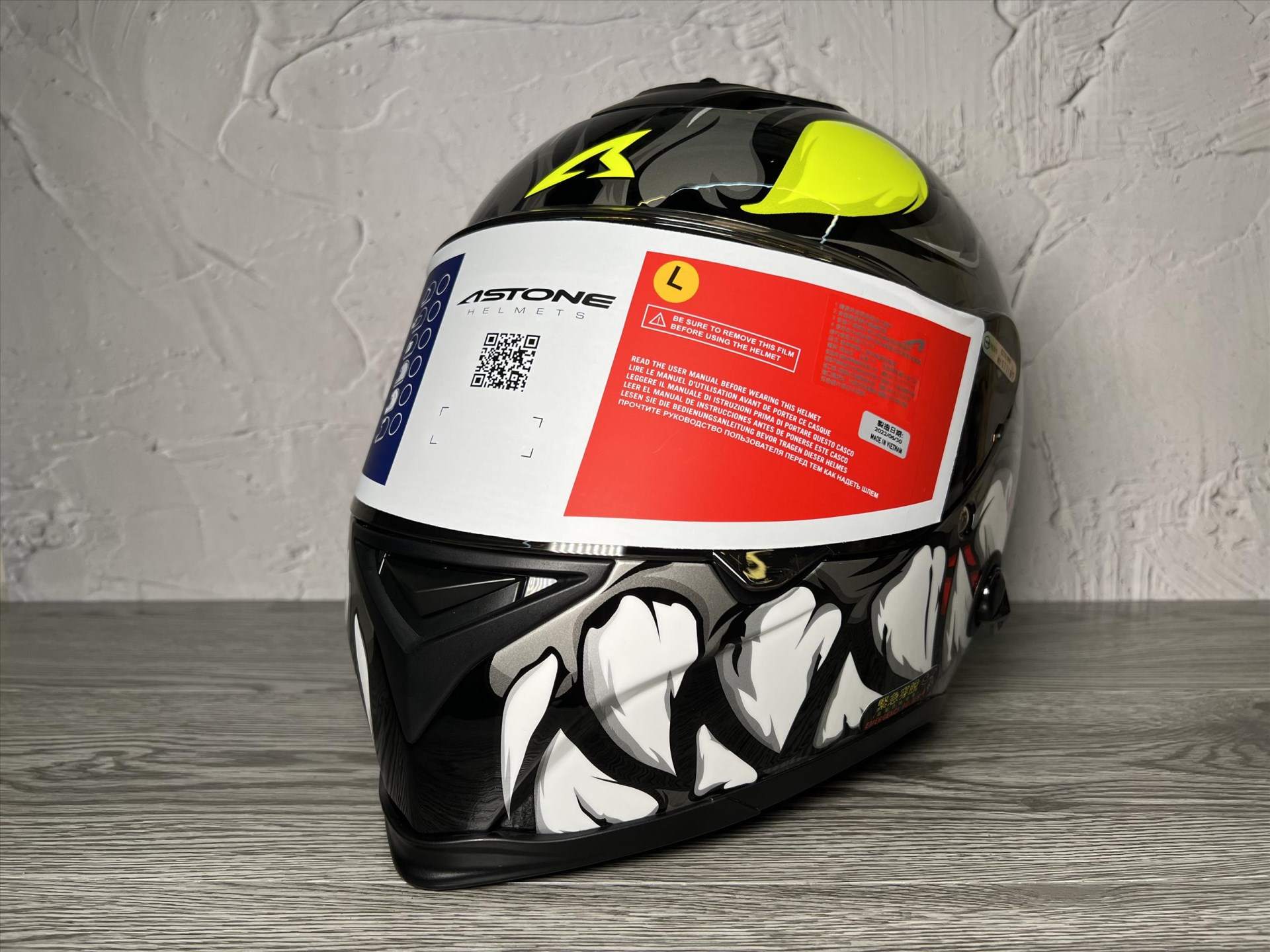 《遠古騎士》ASTONE GTB800 AO26 黑灰 雙鏡片 雙D扣 全罩安全帽