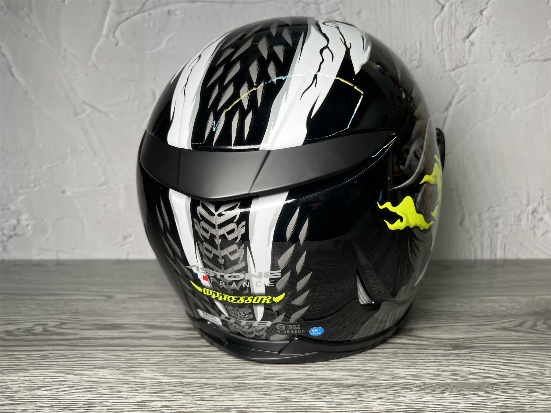 《遠古騎士》ASTONE GTB800 AO26 黑灰 雙鏡片 雙D扣 全罩安全帽