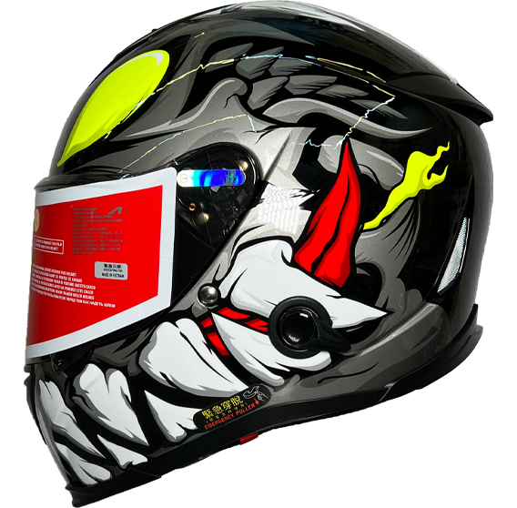 《遠古騎士》ASTONE GTB800 AO26 黑灰 雙鏡片 雙D扣 全罩安全帽