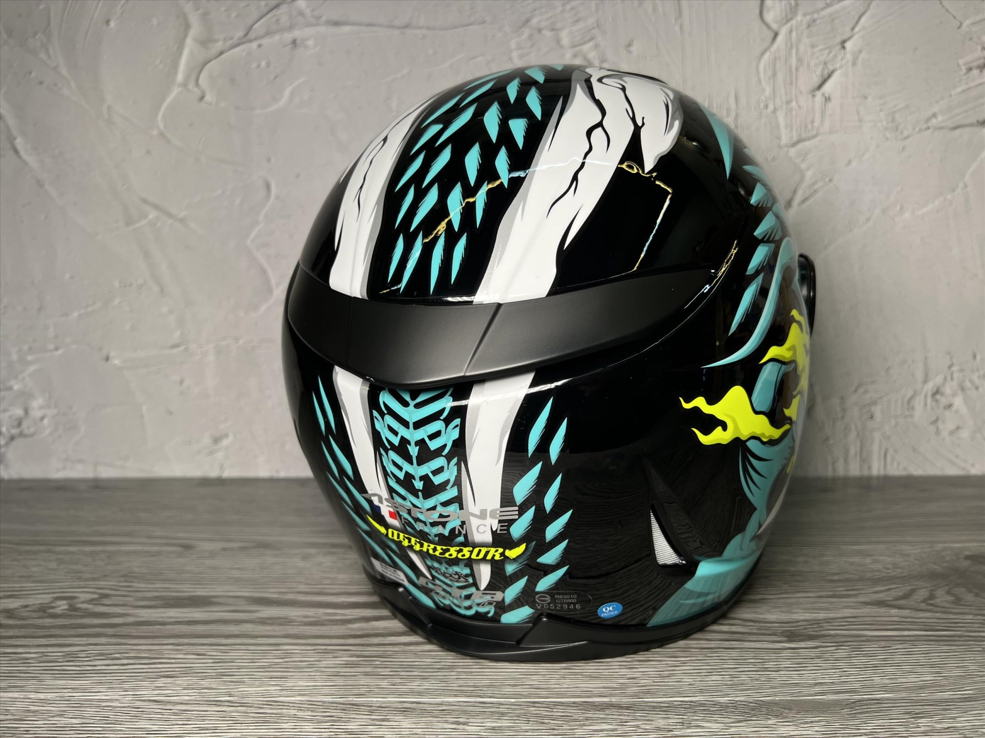 《遠古騎士》ASTONE GTB800 AO26 黑綠 雙鏡片 雙D扣 全罩安全帽