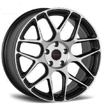 H版輪圈 18x8.0 5孔112 114.3 古銅 啞光黑 啞黑面