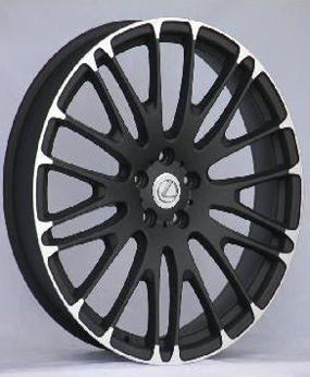 日系輪圈 18X8.0/19x8.5 5孔114.3 120 啞黑邊