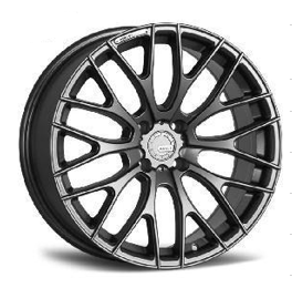 Adv.1輪圈 17x7.5/18x8.0/19x8.5 5孔108 112 114.3 啞黑 槍灰