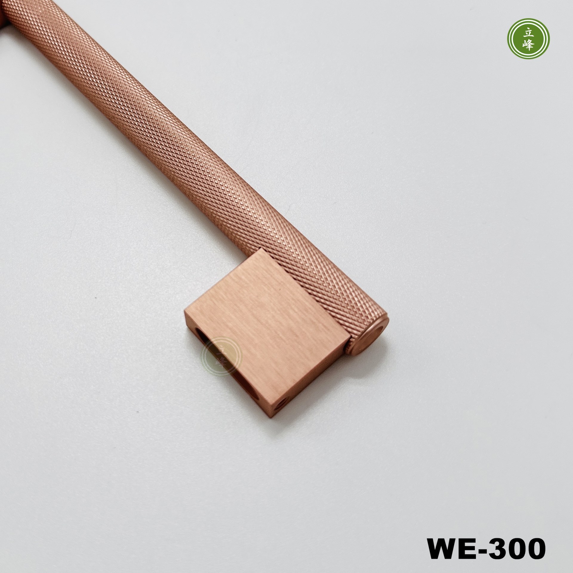 WE-300 【玫瑰金色】 編織紋把手 背面鎖｜正面鎖  