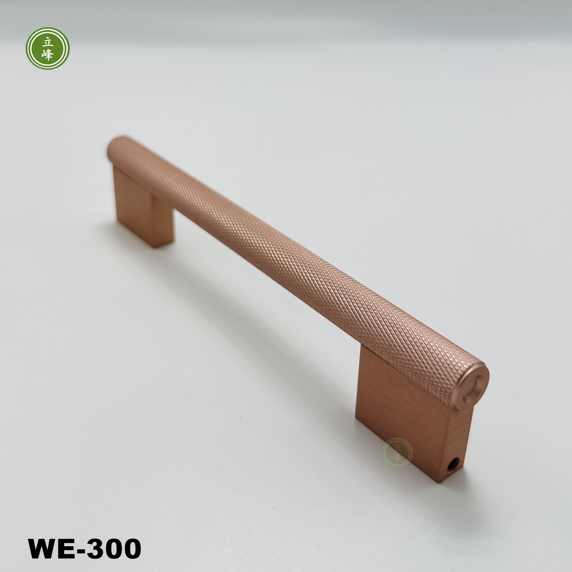 WE-300 【玫瑰金色】 編織紋把手 背面鎖｜正面鎖  
