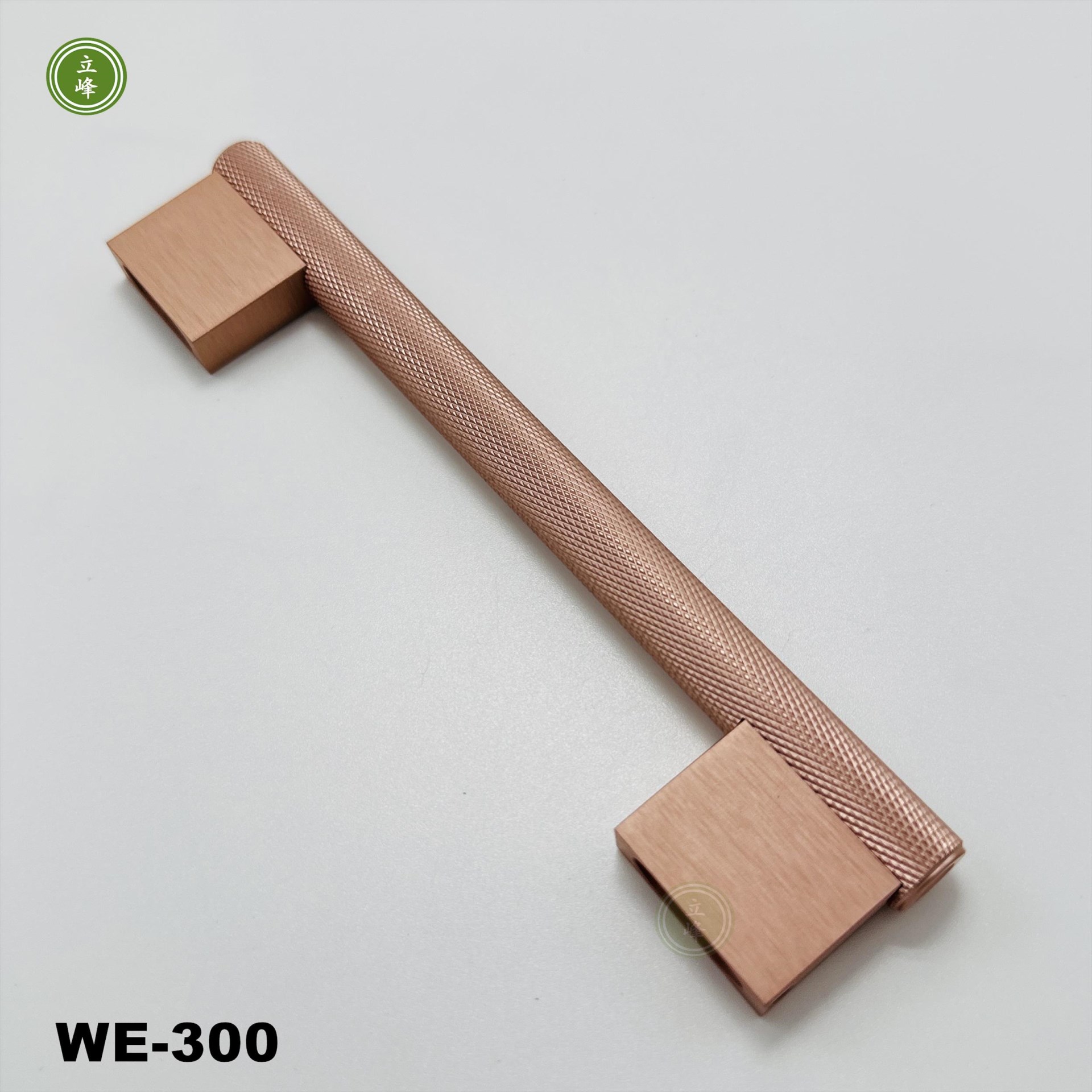 WE-300 【玫瑰金色】 編織紋把手 背面鎖｜正面鎖  